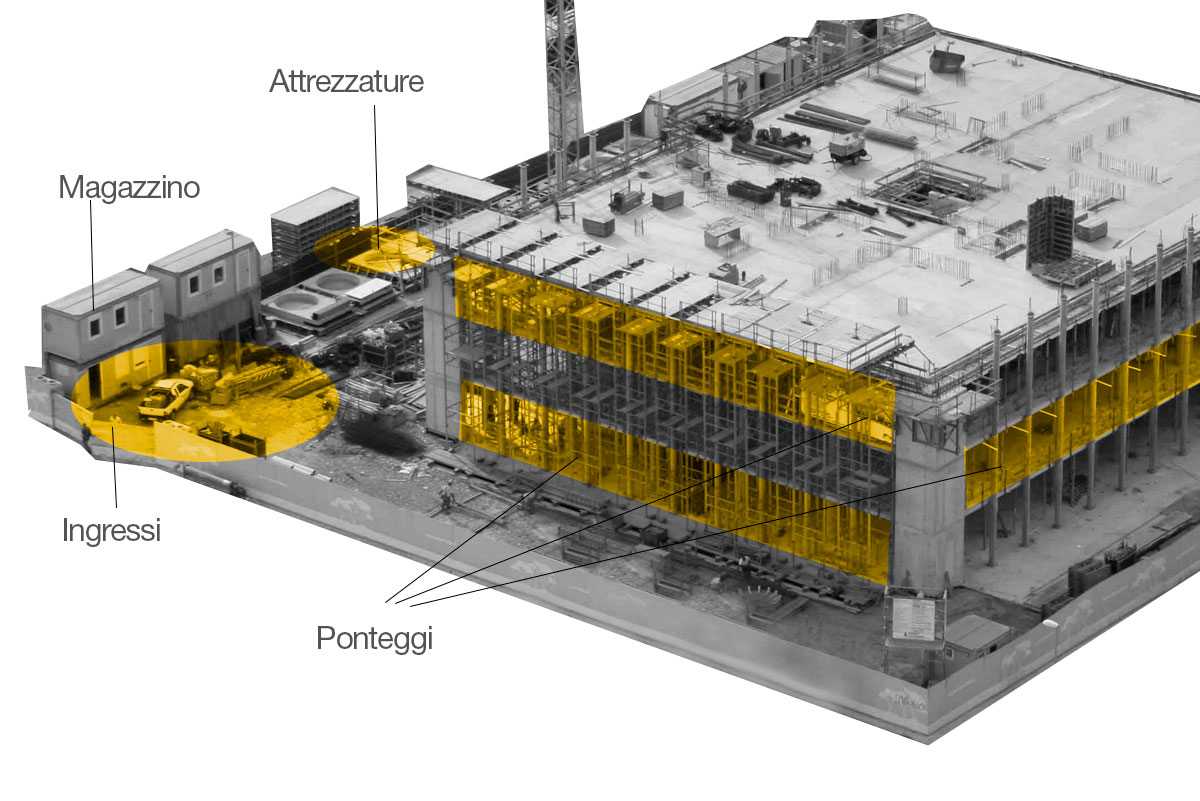 Allarme cantieri e ponteggi