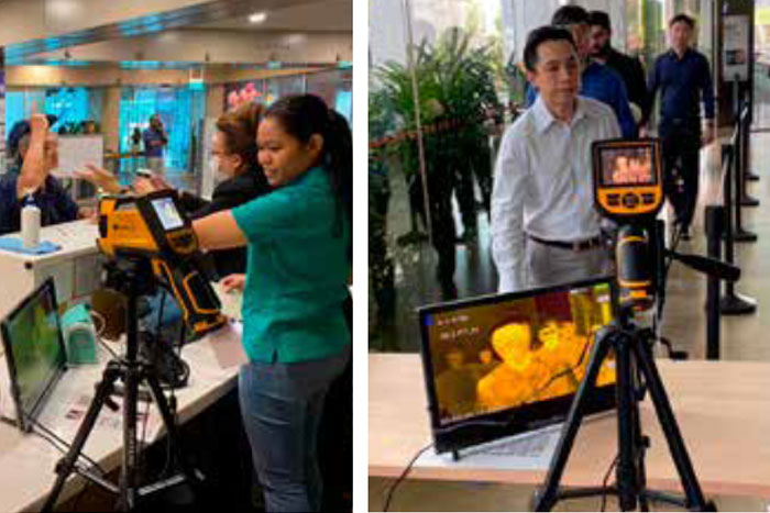 Telecamera misuratore temperatura corporea